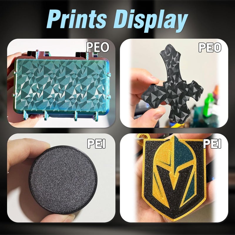 Wefuit Smooth PEO+Textured PEI Spring Steel Build Plate 235x235mm, Double Sided PEO+PEI Heated Bed for Adventurer 5M/Neptune 3 Pro/Neptune 4/Ender 3/Ender 3 V2/Ender 3 Pro/Neo/Ender 3 S1 3D Printer. - Image 4